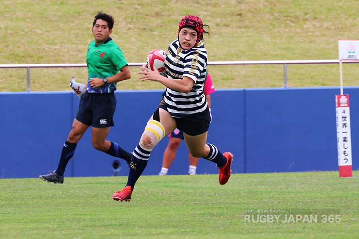 後半3分、木田まこがトライを決め5-12とするもそこまで。ゲスト出場のナナイロが勝利し見事9位に。