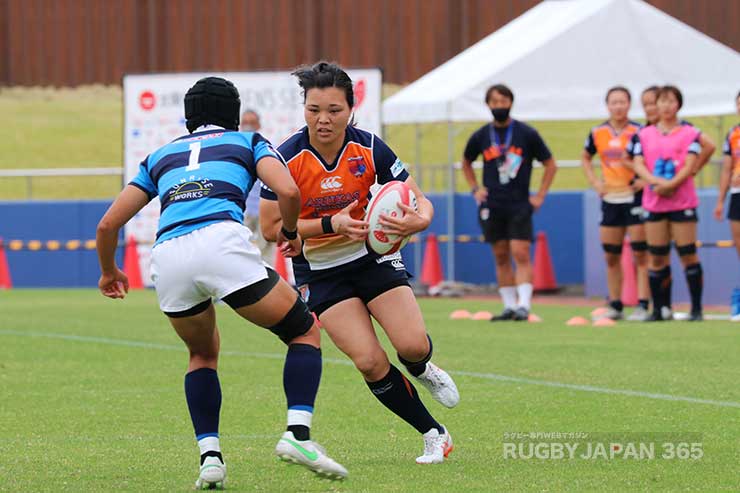 後半7分山下果林もトライを決めるも残り時間なくノーサイド。日体大が26-17で勝利