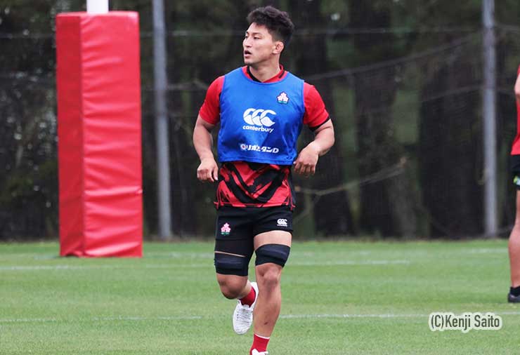 2016年以来の代表キャップとなるFL古川聖人