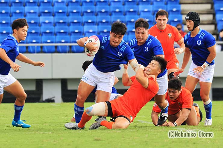 東海大CTB伊藤峻祐主将の突進