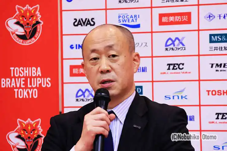 （株）東芝ブレイブルーパス東京・荒岡社長