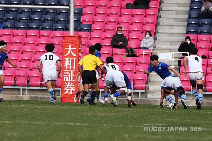 前半13分白栄拓也のトライで筑波が先制