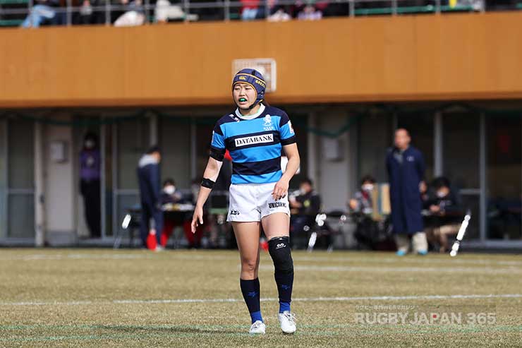 先制トライを決めた梅津悠月