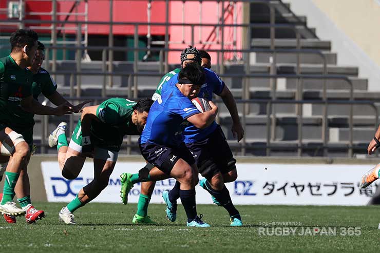 今シーズン初先発のHO島根一磨