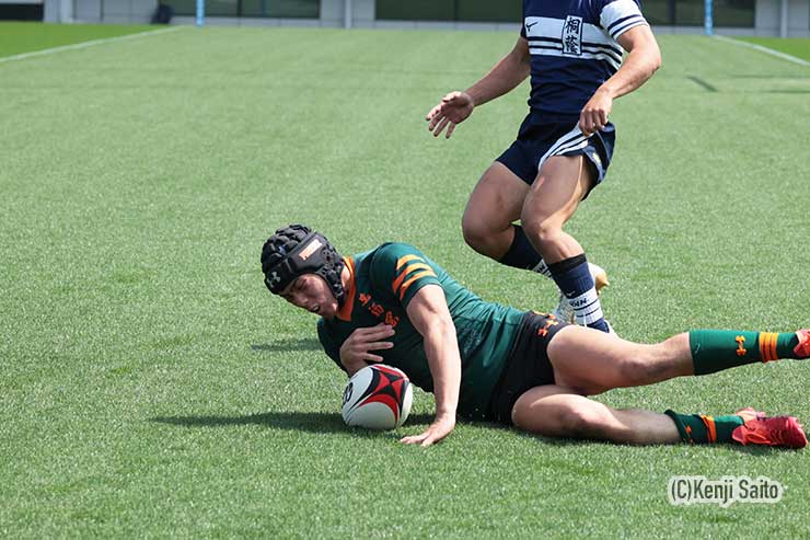 西浦岳優が2本目のトライ