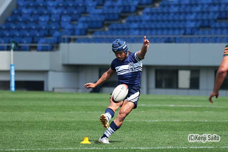 前半19分、FB吉田晃己のPGが決まり3－12