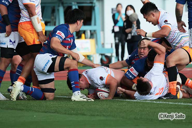 PR海士広大の先制トライ