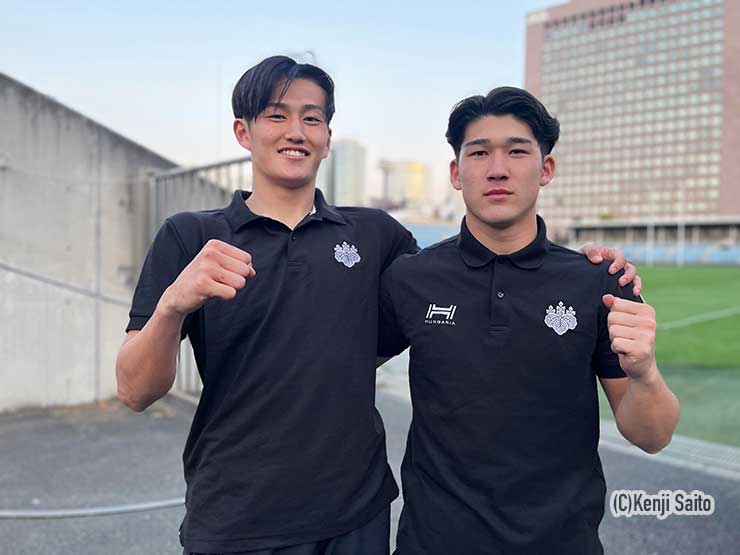筑波大1年生、飯岡と増山