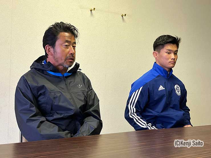 東海大・木村季由監督と谷口宜顕主将