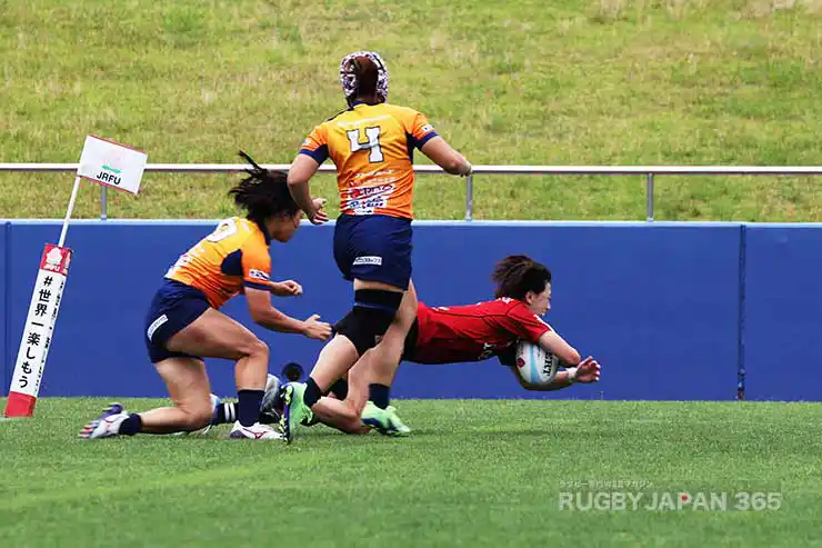 安藤菜緒が劇的な逆転トライ