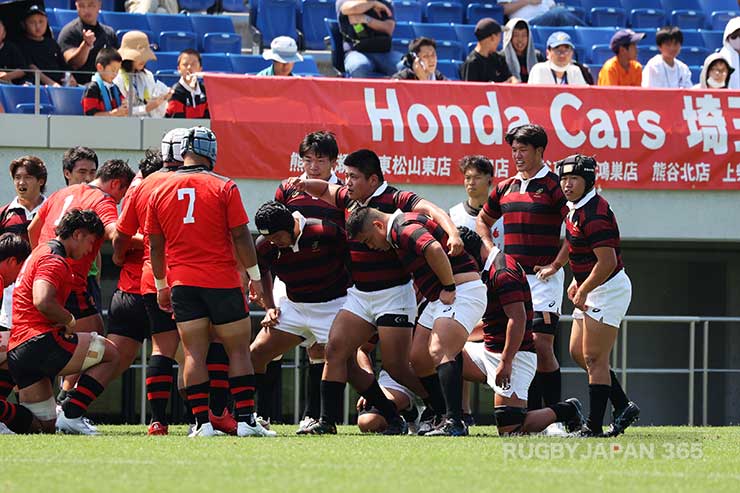 スクラムでは帝京が圧倒