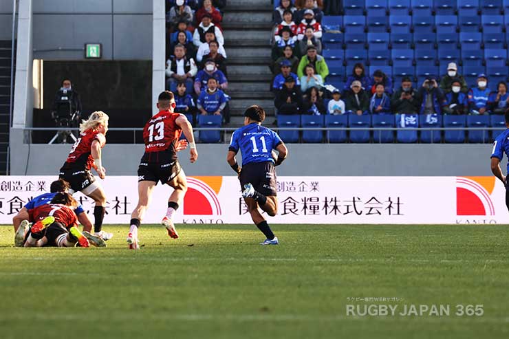 WTB野口竜司の突破から