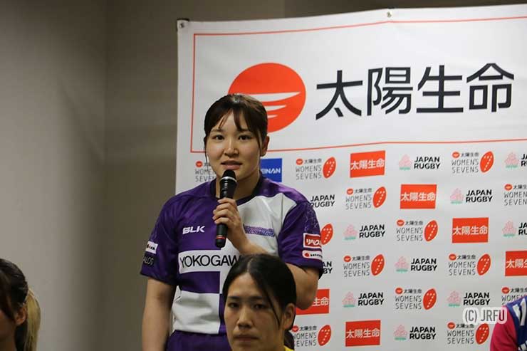横河武蔵野アルテミ・スターズ 山本和花キャプテン