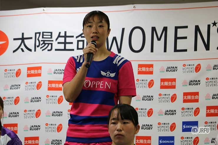 追手門VENUS・松井香保里キャプテン代理