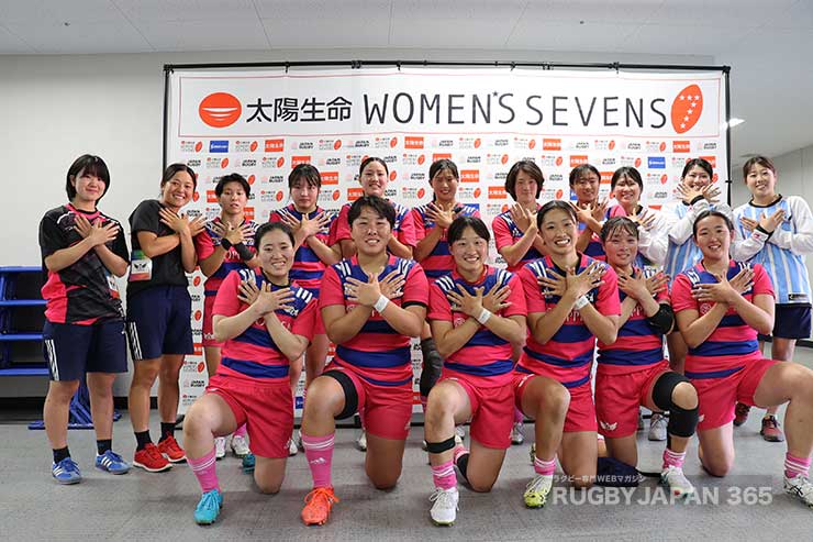 総合9位:追手門学院大学女子ラグビー部VENUS