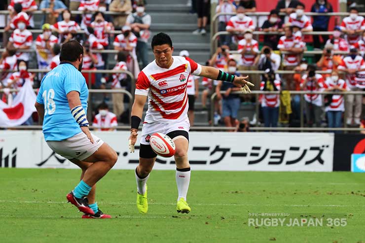 2022年6月のウルグアイ戦に出場した立川理道