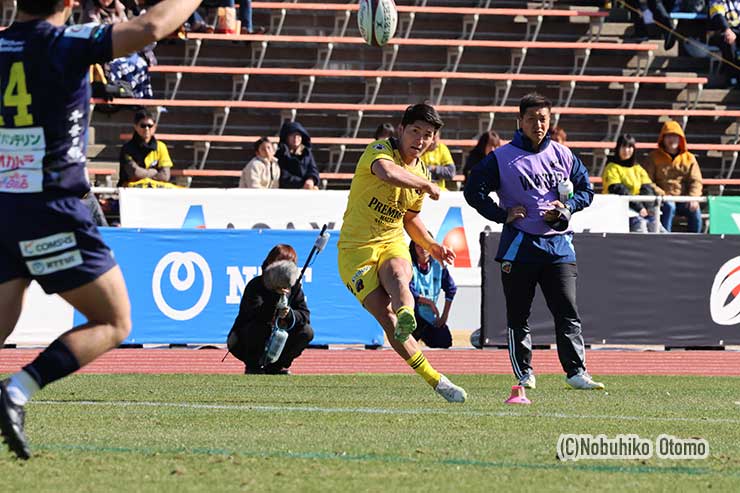 SO髙本はこの日コンバージョンキック5本中4本を成功