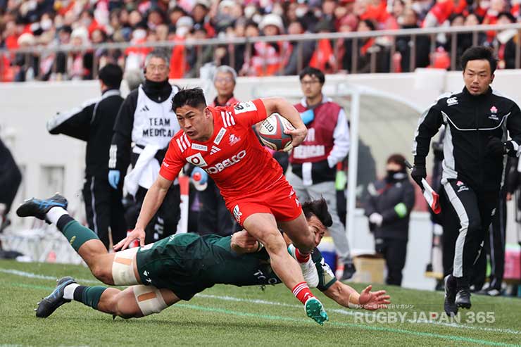 今シーズン、プレータイムが多かった松永はレストに