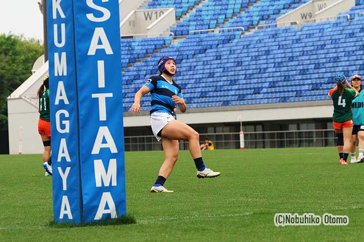 谷山のコンバージョンで日体大が21-19と逆転