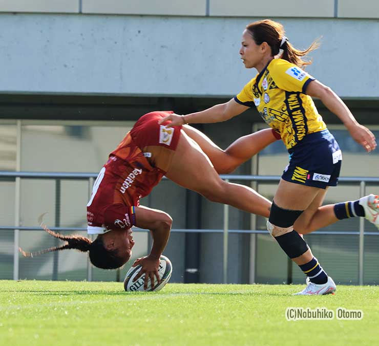 チャリティの回転トライ（写真は熊谷大会）
