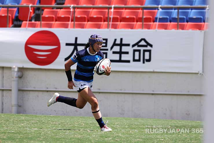 前半3分高橋夏未のトライ
