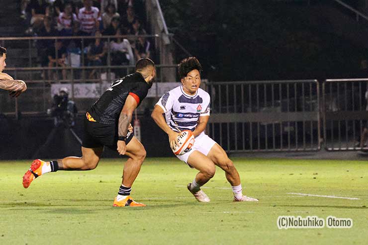 マオリ・オールブラックス戦に出場したWTB竹之下仁吾