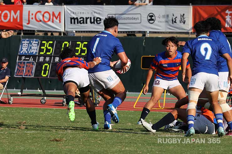 前半33分にはルーズボールにPR小柳竜晟が反応