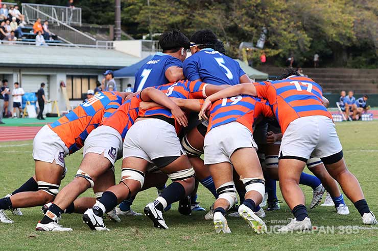 65分ゴール前ラインアウトからモールを押し込み