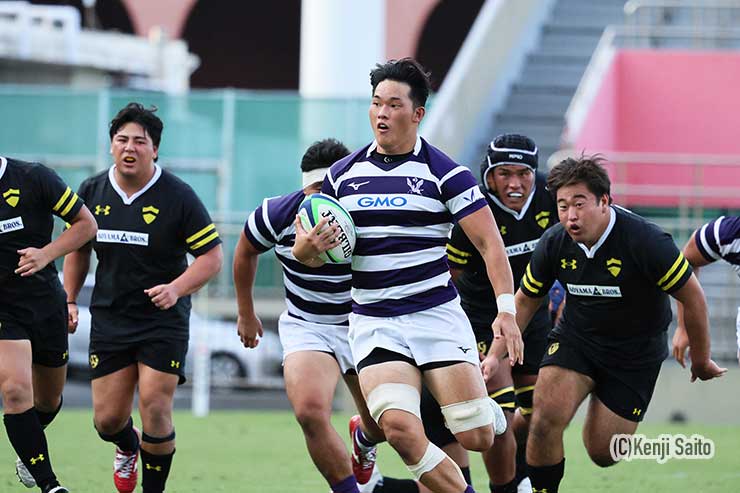 後半2分・物部耀大朗がゲイン