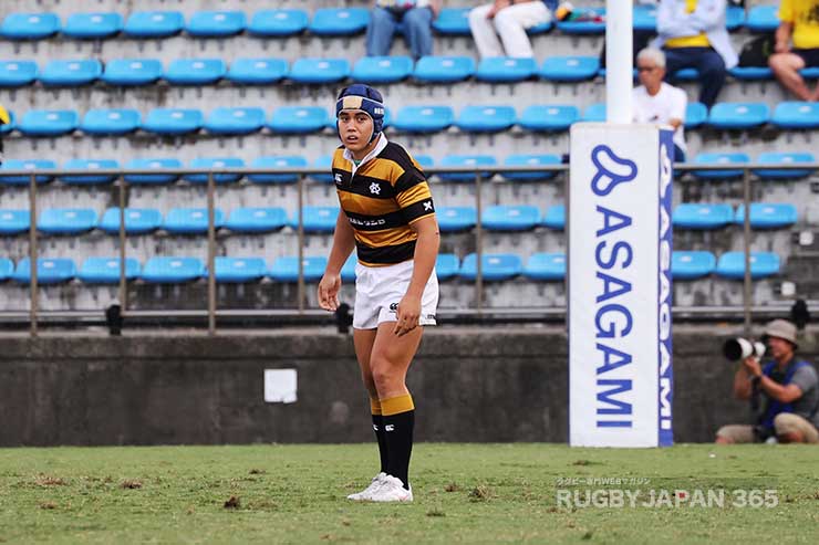 68分から出場した慶應WTB・草薙匠海