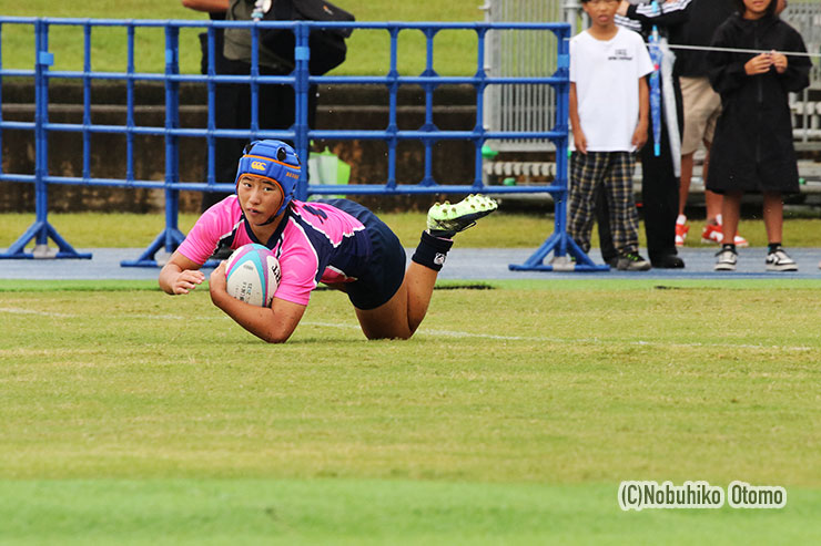 京都は高1の谷口楓がトライ