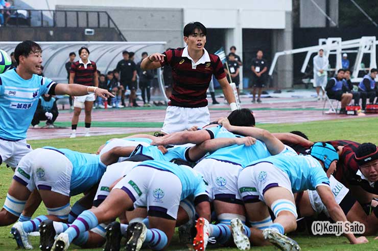 スクラムでは筑波が優位