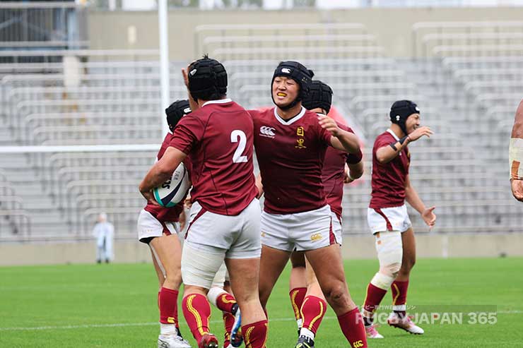 前半1分・阿部史門のトライ