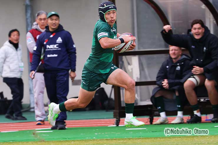 15分、WTB尾又がトライ