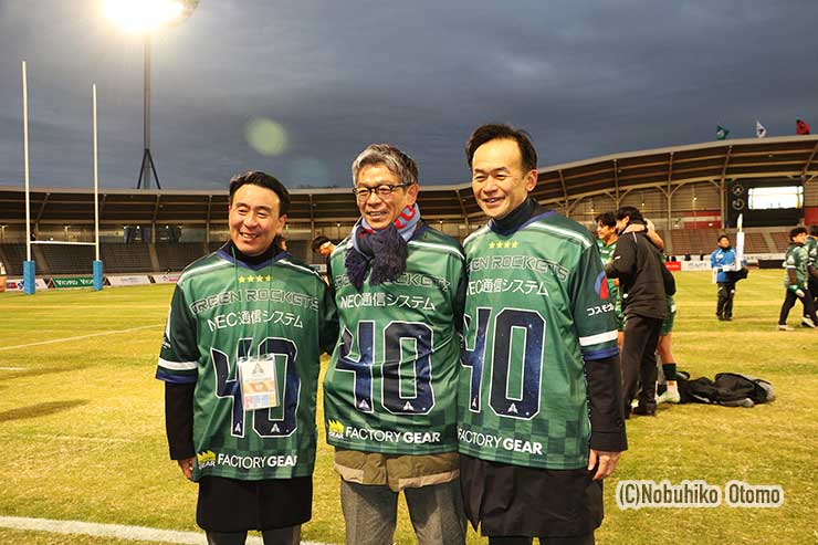 応援に駆け付けたJR東日本のスタッフ