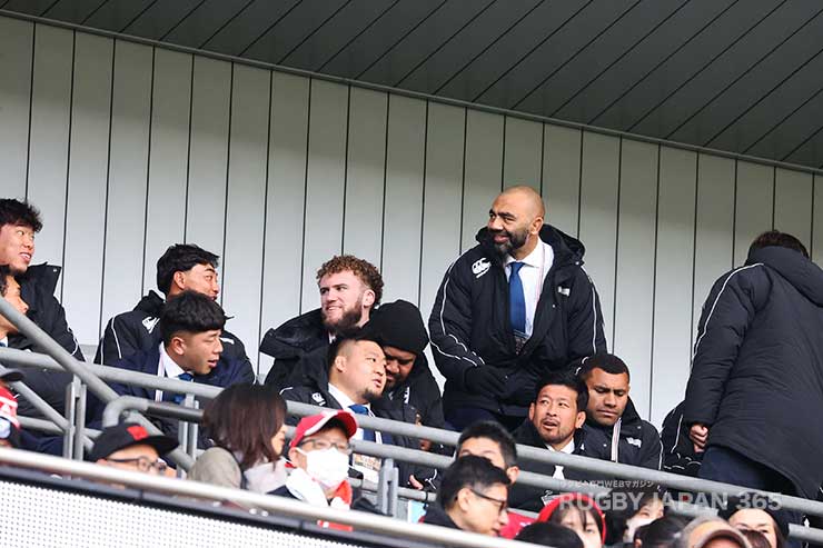 客席にはワーナー・ディアンズとリーチマイケルの姿も