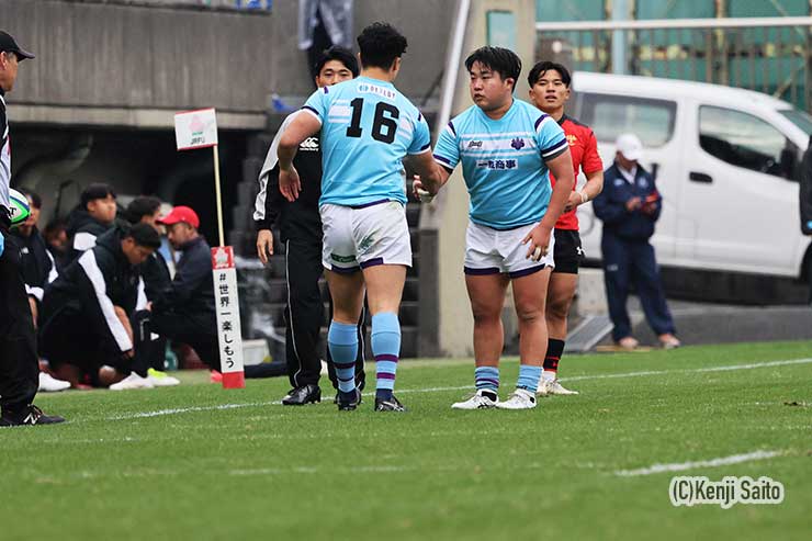 肩を痛めていたHO前川陽来