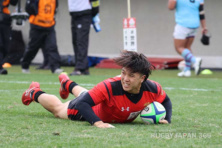後半14分生田弦己のトライ