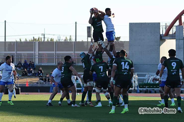 ダイナボアーズのラインアウト