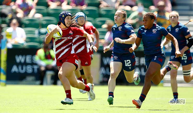 相手キックオフを大内田葉月がリターン