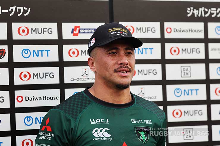 POMに選ばれたマリノ・ミカエリトゥウ