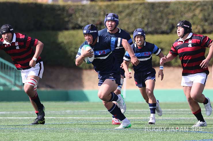 義住竜輝の中央突破からトライ