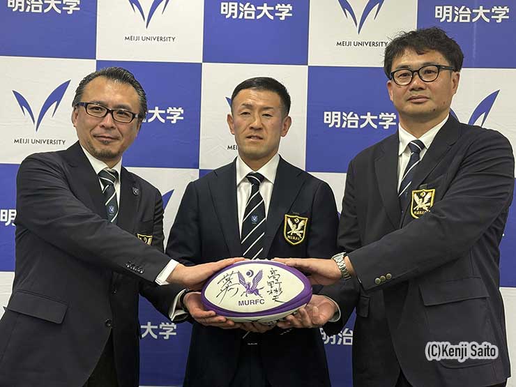 西村弥部長・高野彬夫新監督・神鳥裕之監督