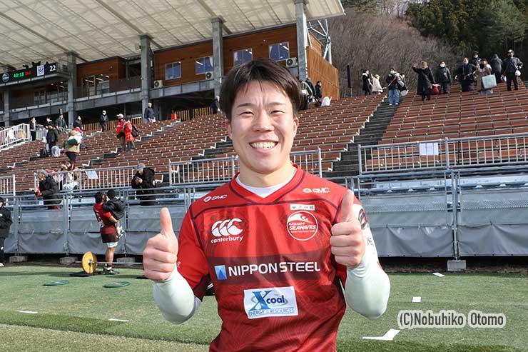 釜石前主将のSH村上陽平