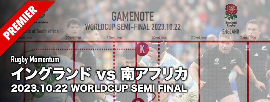 イングランド対南アフリカ・ワールドカップ2023・準決勝