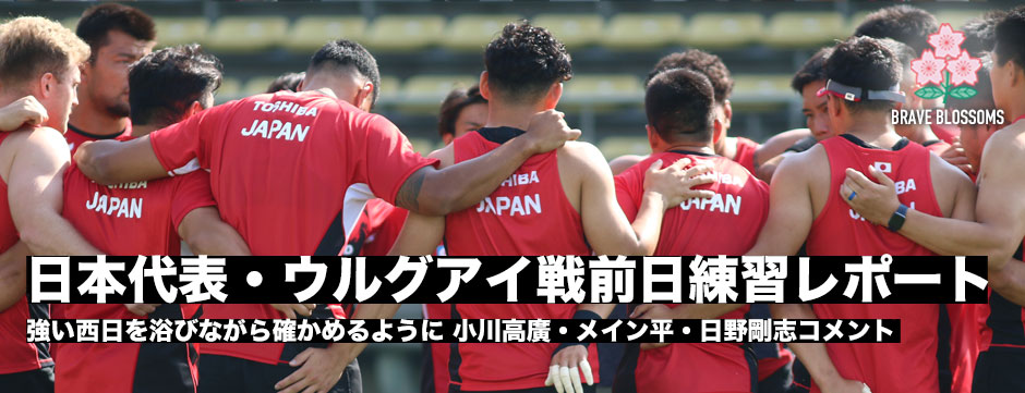 ウルグアイ戦前日練習レポート・日野剛志、小川高廣、メイン平